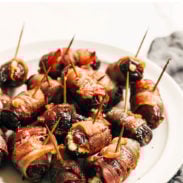 Bacon Wrapped Dates with Goat Cheese pin